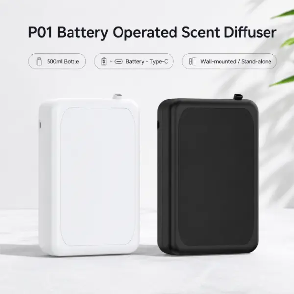 Diffusore di olio profumato per WC alimentato a batteria