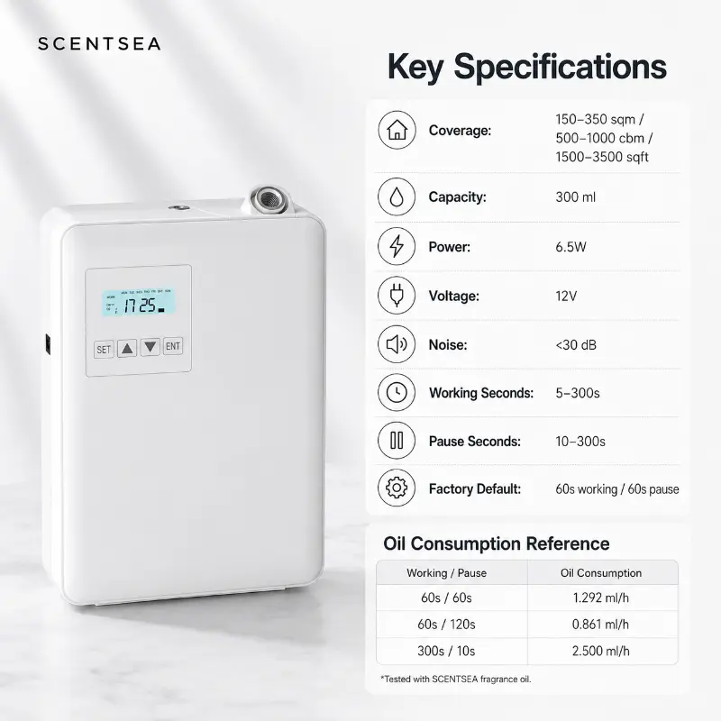 Electric Hotel Aroma Dispenser
